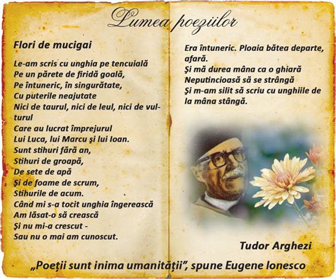 poezia fetele mele de tudor arghezi|Flori de mucegai .